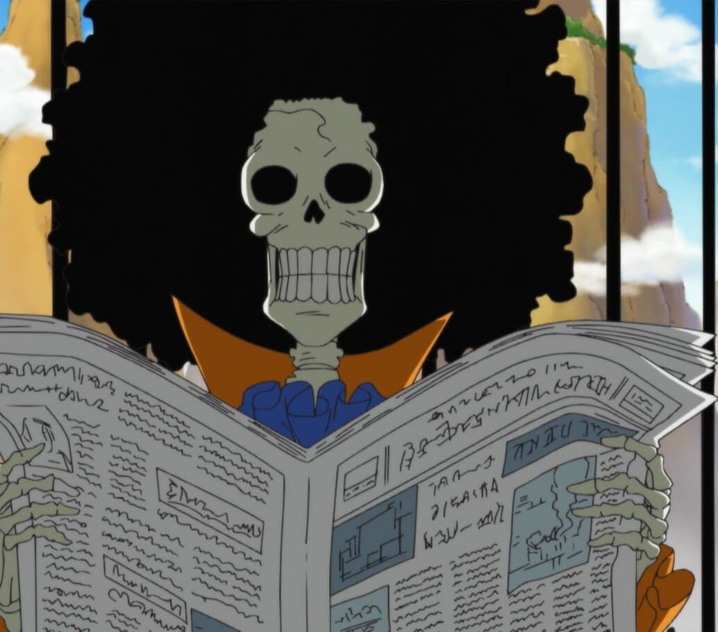 A warped Elbaph streetscape with trees and wooden homes seeming to wake up and sing around Imu’s presence, matching the fandom’s mix of awe, panic, and delighted screaming.